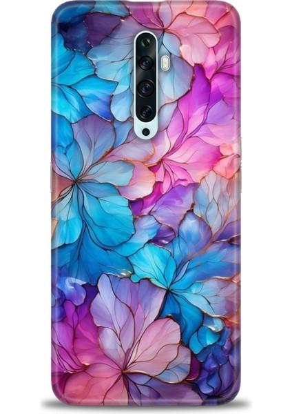Oppo Reno 2z Kılıf Hd Baskılı Kılıf + Seramik Tam Kaplayan Ekran Koruyucu 325
