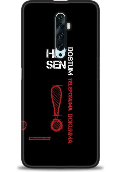 Oppo Reno 2z Kılıf Hd Baskılı Kılıf + Seramik Tam Kaplayan Ekran Koruyucu 392