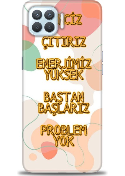 Oppo Reno 4 Lite Kılıf Hd Baskılı Kılıf + Seramik Tam Kaplayan Ekran Koruyucu 170