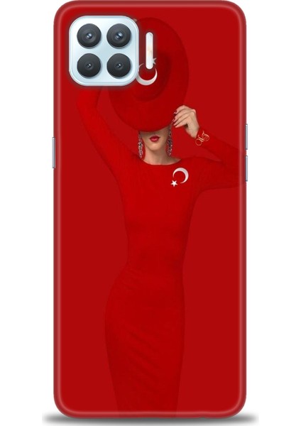 Oppo Reno 4 Lite Kılıf Hd Baskılı Kılıf + Seramik Tam Kaplayan Ekran Koruyucu 241