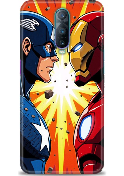 Oppo RX17 Pro Kılıf Hd Baskılı Kılıf + Seramik Tam Kaplayan Ekran Koruyucu 93