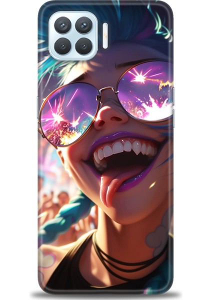 Oppo Reno 4 Lite Kılıf Hd Baskılı Kılıf + Seramik Tam Kaplayan Ekran Koruyucu 273