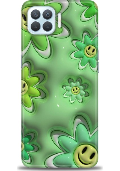 Oppo Reno 4 Lite Kılıf Hd Baskılı Kılıf + Seramik Tam Kaplayan Ekran Koruyucu 120