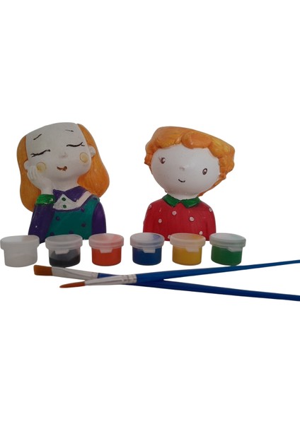 2 Adet Sukulent Saksı-Aktivite-Çocuk Gelişim-Sanat-Hediye-Okul Öncesi-Hobi-Aile Etkinlik