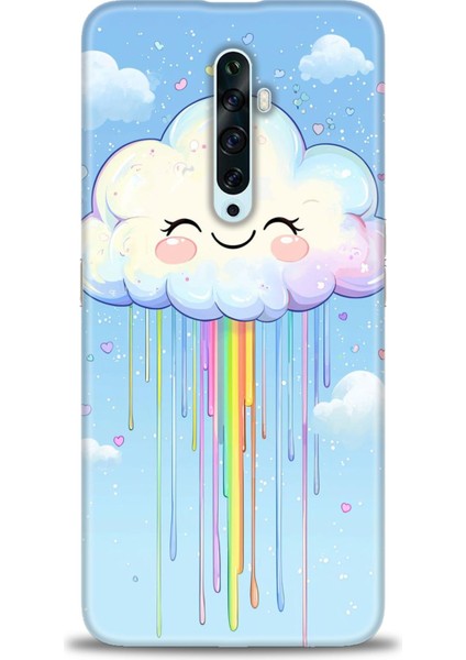Oppo Reno 2z Kılıf Hd Baskılı Kılıf + Seramik Tam Kaplayan Ekran Koruyucu 307