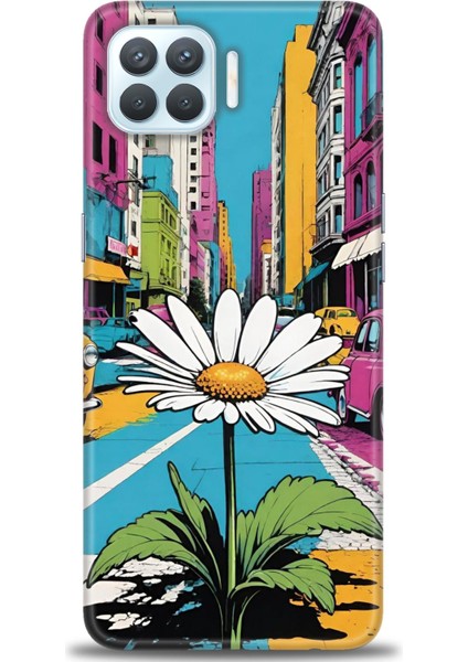 Oppo Reno 4 Lite Kılıf Hd Baskılı Kılıf + Seramik Tam Kaplayan Ekran Koruyucu 443