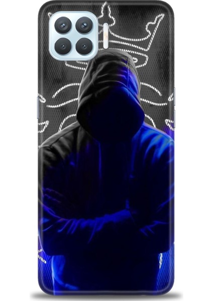 Oppo Reno 4 Lite Kılıf Hd Baskılı Kılıf + Seramik Tam Kaplayan Ekran Koruyucu 357