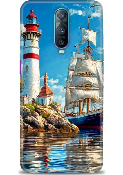 Oppo RX17 Pro Kılıf Hd Baskılı Kılıf + Seramik Tam Kaplayan Ekran Koruyucu 239
