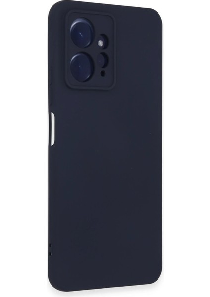 Xiaomi Redmi Note 12 4g Kılıf Nano Içi Kadife Silikon - Lacivert Zrnet