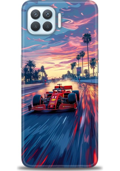 Oppo Reno 4 Lite Kılıf Hd Baskılı Kılıf + Seramik Tam Kaplayan Ekran Koruyucu 102