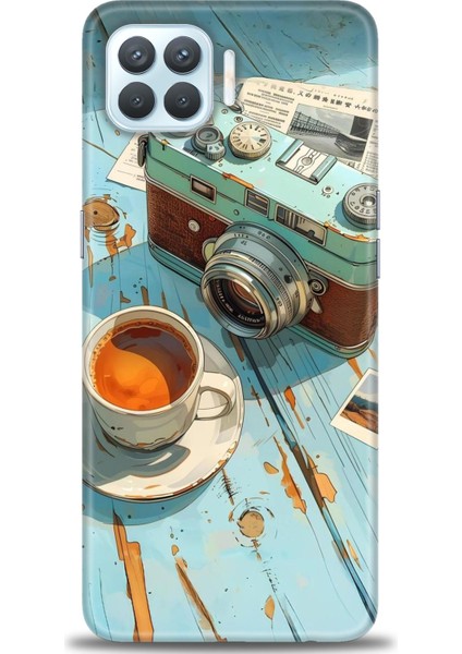 Oppo Reno 4 Lite Kılıf Hd Baskılı Kılıf + Seramik Tam Kaplayan Ekran Koruyucu 269