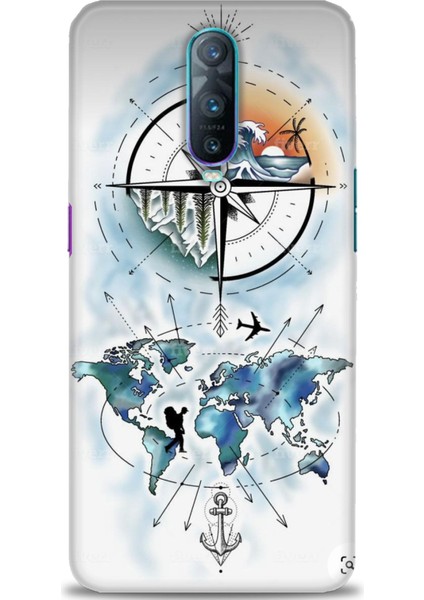 Oppo RX17 Pro Kılıf Hd Baskılı Kılıf + Seramik Tam Kaplayan Ekran Koruyucu 82