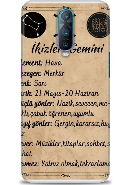 Oppo RX17 Pro Kılıf Hd Baskılı Kılıf + Seramik Tam Kaplayan Ekran Koruyucu 471