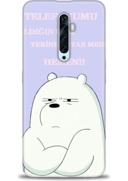 Oppo Reno 2z Kılıf Hd Baskılı Kılıf + Seramik Tam Kaplayan Ekran Koruyucu 159