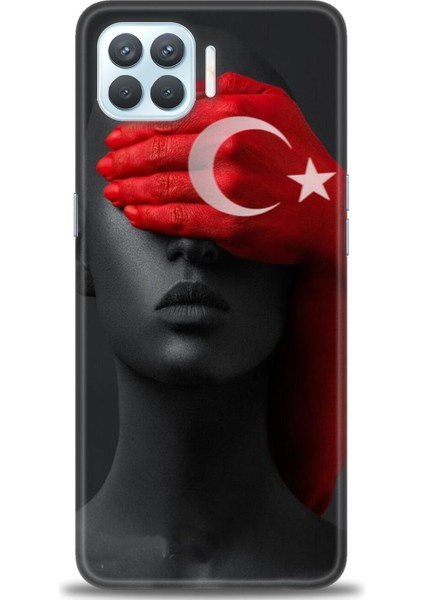 Oppo Reno 4 Lite Kılıf Hd Baskılı Kılıf + Seramik Tam Kaplayan Ekran Koruyucu 246