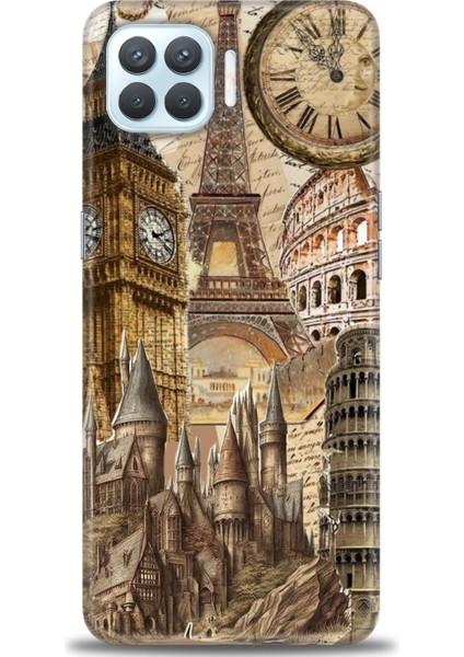 Oppo Reno 4 Lite Kılıf Hd Baskılı Kılıf + Seramik Tam Kaplayan Ekran Koruyucu 263