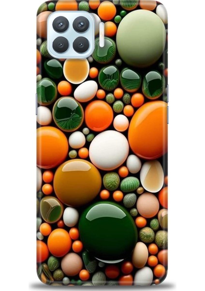 Oppo Reno 4 Lite Kılıf Hd Baskılı Kılıf + Seramik Tam Kaplayan Ekran Koruyucu 348