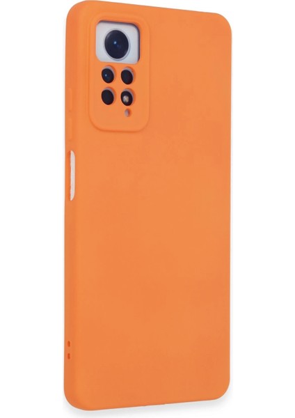 Xiaomi Redmi Note 12 Pro 4g Kılıf Nano Içi Kadife Silikon - Turuncu Zrnet