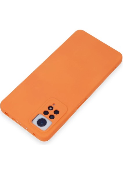 Xiaomi Redmi Note 12 Pro 4g Kılıf Nano Içi Kadife Silikon - Turuncu Zrnet