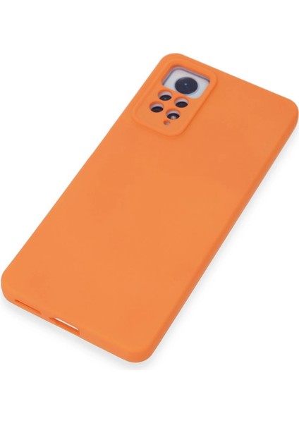 Xiaomi Redmi Note 12 Pro 4g Kılıf Nano Içi Kadife Silikon - Turuncu Zrnet