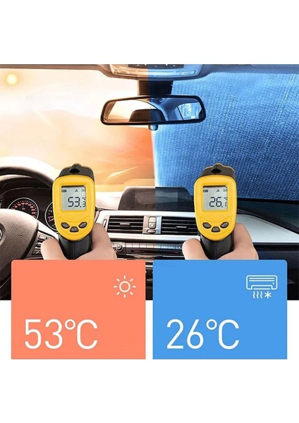 ® 120*55 cm Ambalajlı Vantuzlu Araç Içi Ön Cam Perdesi Katlanabilir Güneşlik