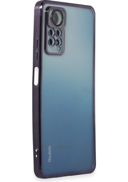 Xiaomi Redmi Note 12 Pro 4g Kılıf Razer Lensli Silikon - Mor Zrnet
