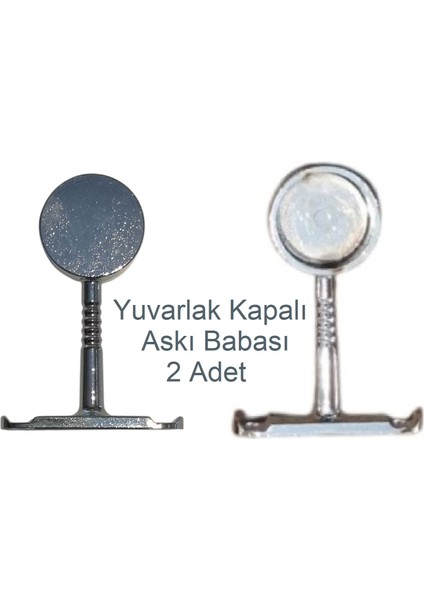 Yuvarlak Askı Babası Kapalı (2 Adet)