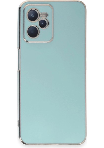Realme C35 Kılıf Volet Silikon - Açık Yeşil Zrnet