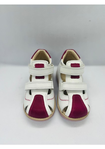 Ortopedik Deri Çocuk Sandalet 636-P Pudra Pembe modelleri