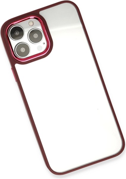 Apple iPhone 13 Pro Max Kılıf Dora Kapak - Kırmızı Zrnet