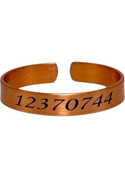 Bakır Bileklik Sayı Sekanslı / 12370744
