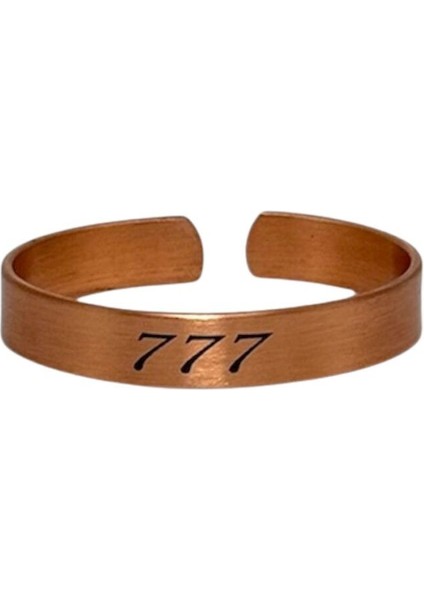 Bakır Bileklik Sayı Sekanslı (Mucize) / 777