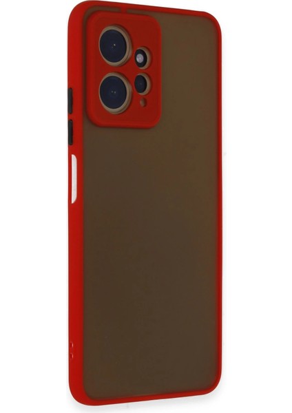 Xiaomi Redmi Note 12 4g Kılıf Montreal Silikon Kapak - Kırmızı Zrnet
