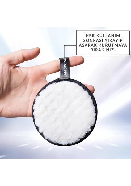 Peluş Yüz Temizleme Süngeri Yumuşak Dokulu 1 Adet fırsatları