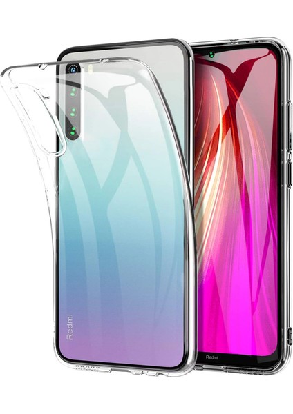 Xiaomi Redmi Note 8 Kılıf Lüx Şeffaf Silikon Zrnet