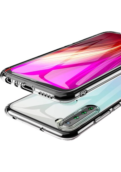 Xiaomi Redmi Note 8 Kılıf Lüx Şeffaf Silikon Zrnet