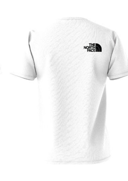 Beyaz Basklı Erkek Bisiklet Yaka T- Shirt fiyatları