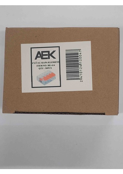 -414 4 Lü Tırnaklı Klemens (6ADET