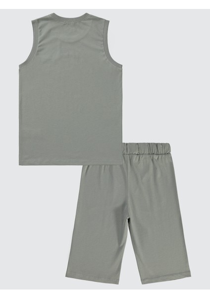 Erkek Çocuk Pijama Takımı 10-13 Yaş Gri fiyatları