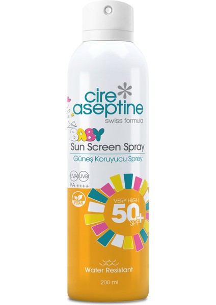 50 Spf Baby Güneş Koruyucu Sprey 200 ml