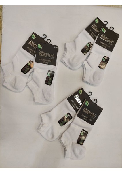 Erkek Naylonsuz Dikişsiz Bambu Çorap 6'lı
