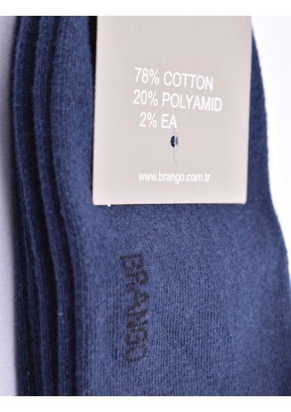 BRG-99001 Mevsimlik 3 Lü Çorap/lacivert/40-44