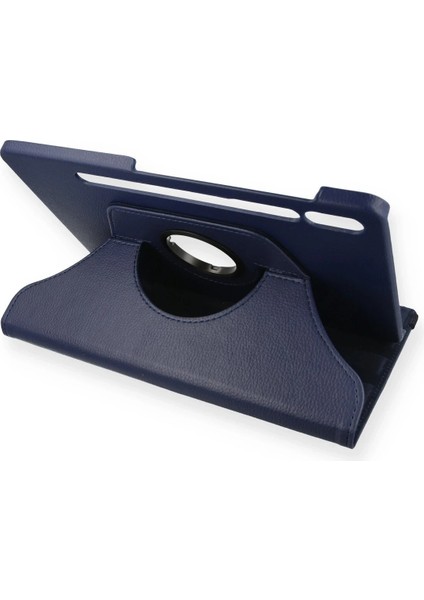 Samsung Galaxy T870 Tab S7 11 Kılıf 360 Tablet Deri Kılıf - Lacivert Zrnet