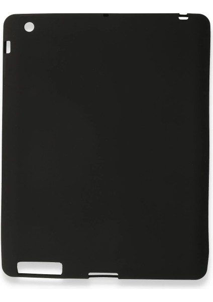 Apple iPad 4 9.7 Kılıf Evo Tablet Silikon - Siyah Zrnet