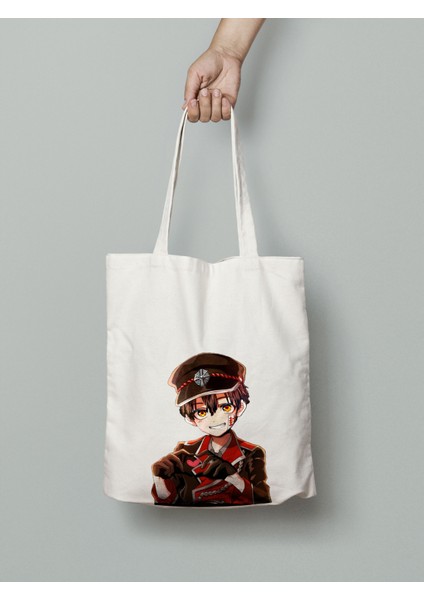 Toilet-Bound Hanako-Kun Bez Çanta 35X40 cm - Tote Bag- Anime Baskılı Çanta