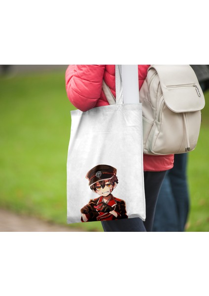 Toilet-Bound Hanako-Kun Bez Çanta 35X40 cm - Tote Bag- Anime Baskılı Çanta fiyatları