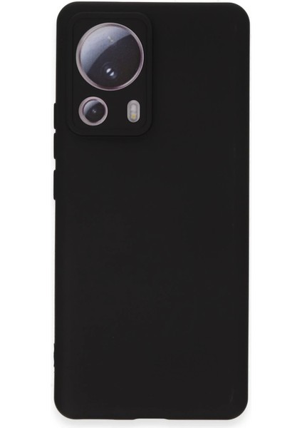 Xiaomi Mi 13 Lite Kılıf Nano Içi Kadife Silikon - Siyah Zrnet