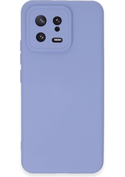 Xiaomi Mi 13 Kılıf Nano Içi Kadife Silikon - Lila Zrnet