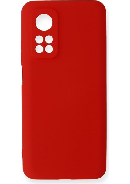 Xiaomi Mi 10T Kılıf Nano Içi Kadife Silikon - Kırmızı Zrnet