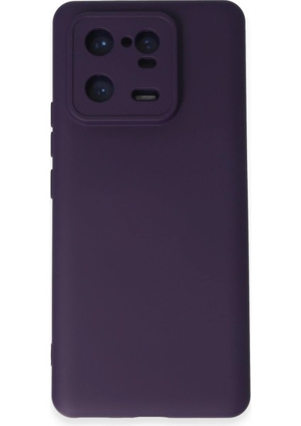 Xiaomi Mi 13 Pro Kılıf Nano Içi Kadife Silikon - Mor Zrnet